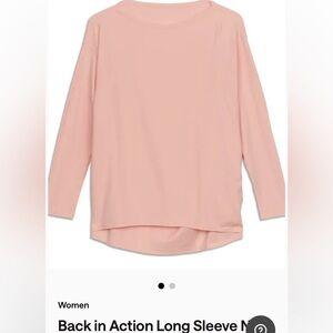lululemon athletica dew Pink Long Sleeve Tee NULU